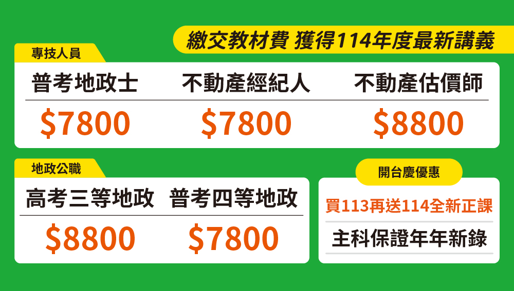 230627地政商品價格表